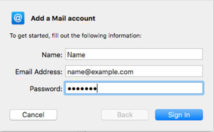 Setup ICA.NET email account on your Apple Mail 3